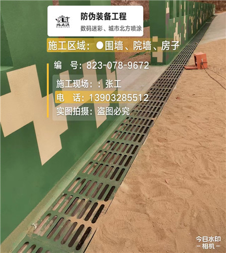 宝坻 例如在抖音上有“迷彩墙，外围墙面挡 - 星空数码迷彩漆施工队